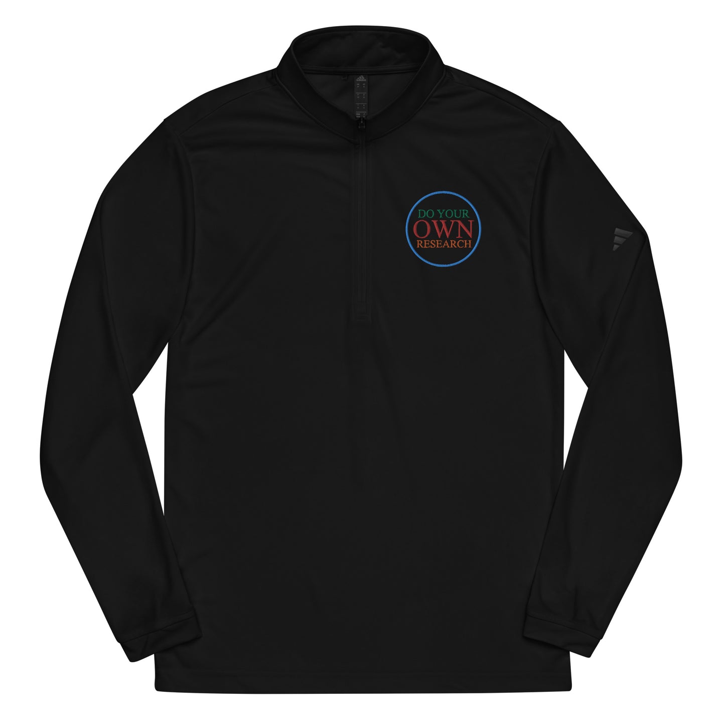 Men's Embroidered Quarter zip pullover