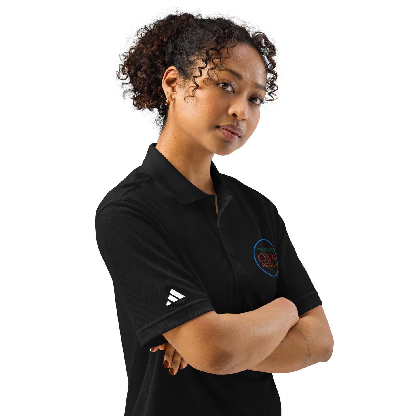 Women's adidas embroidered sport polo