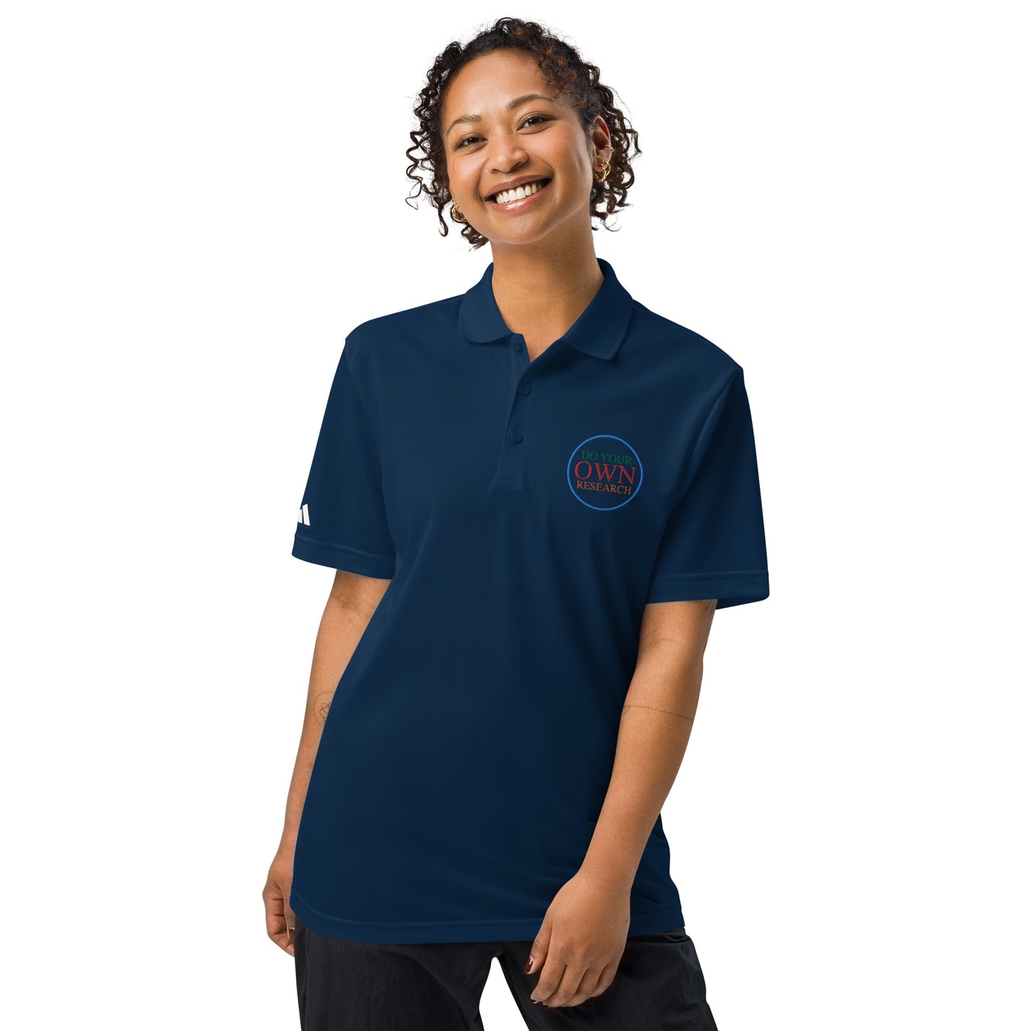 Women's adidas embroidered sport polo