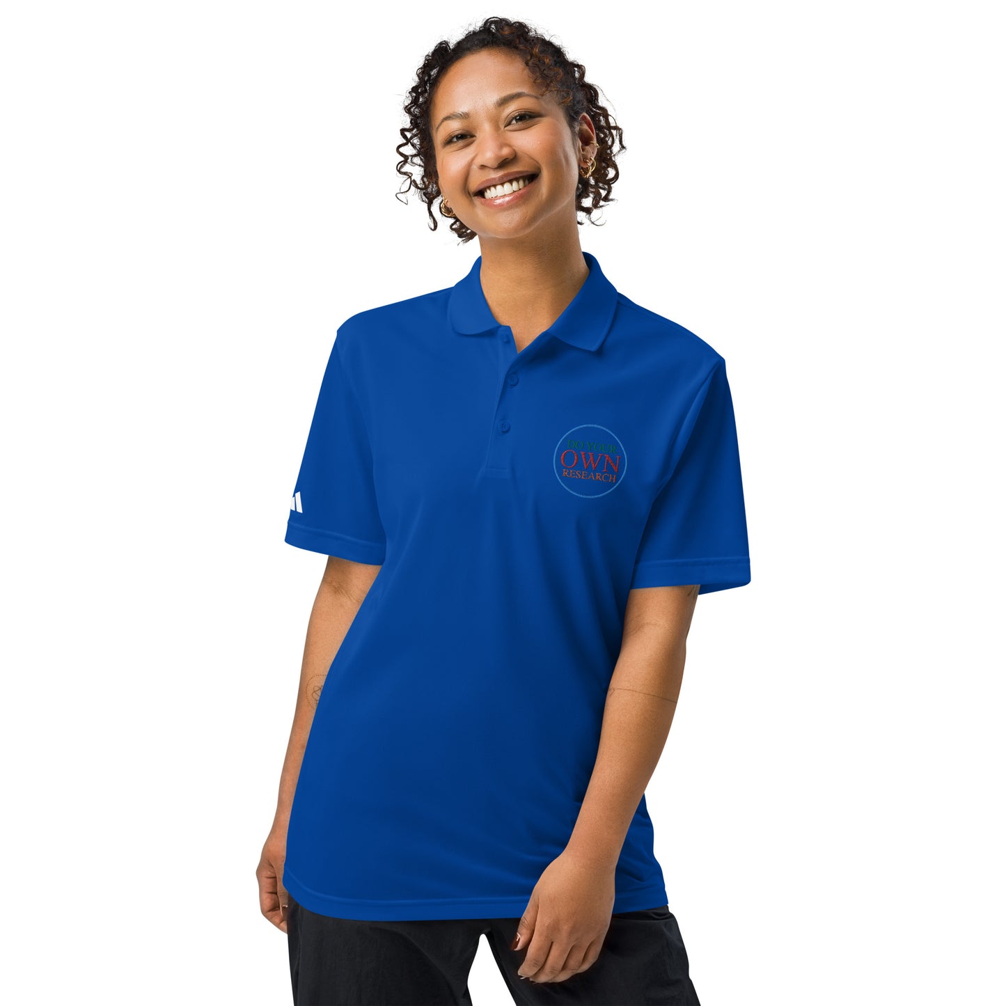 Women's adidas embroidered sport polo